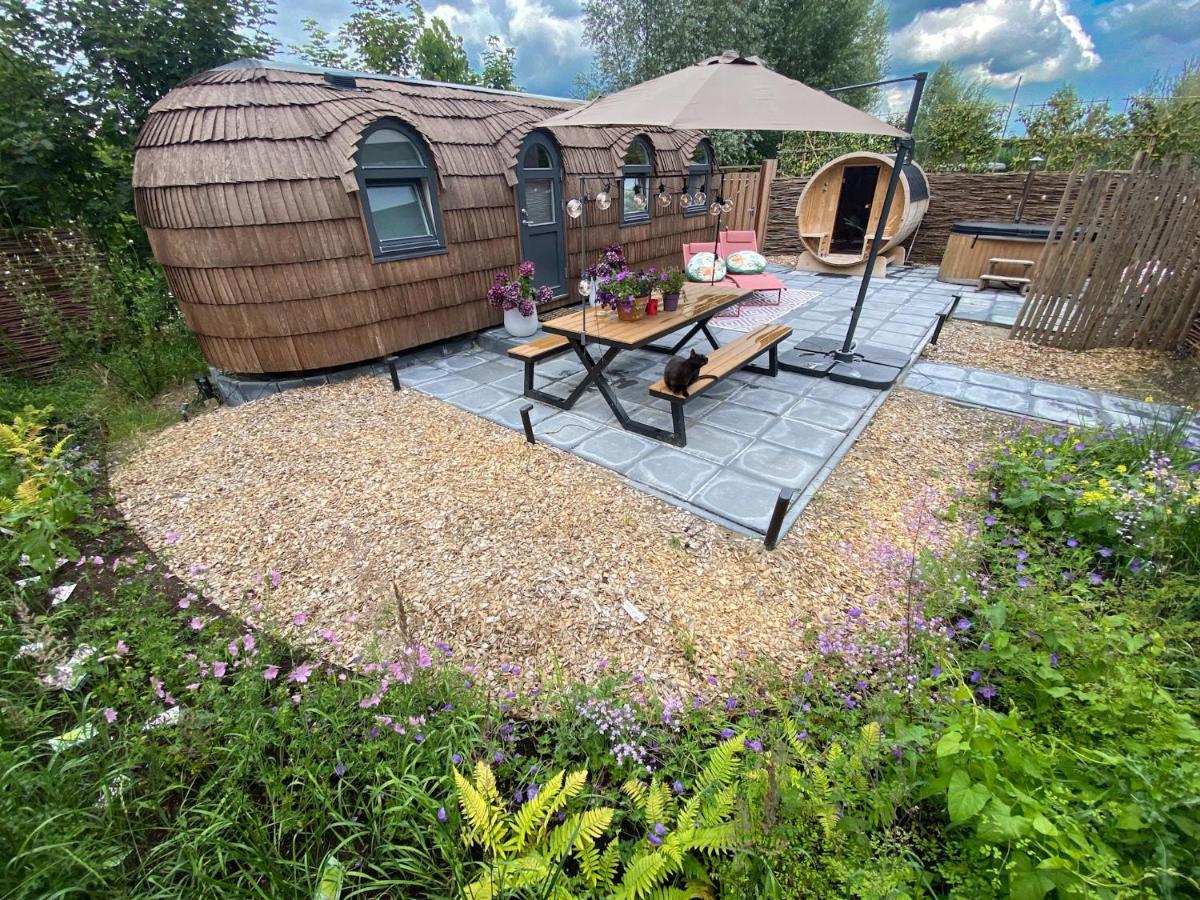 Bed & Wellness Klein Knorrestein With Private Hottub And Sauna And Tandembike Rental Included In Price 阿尔梅勒 外观 照片