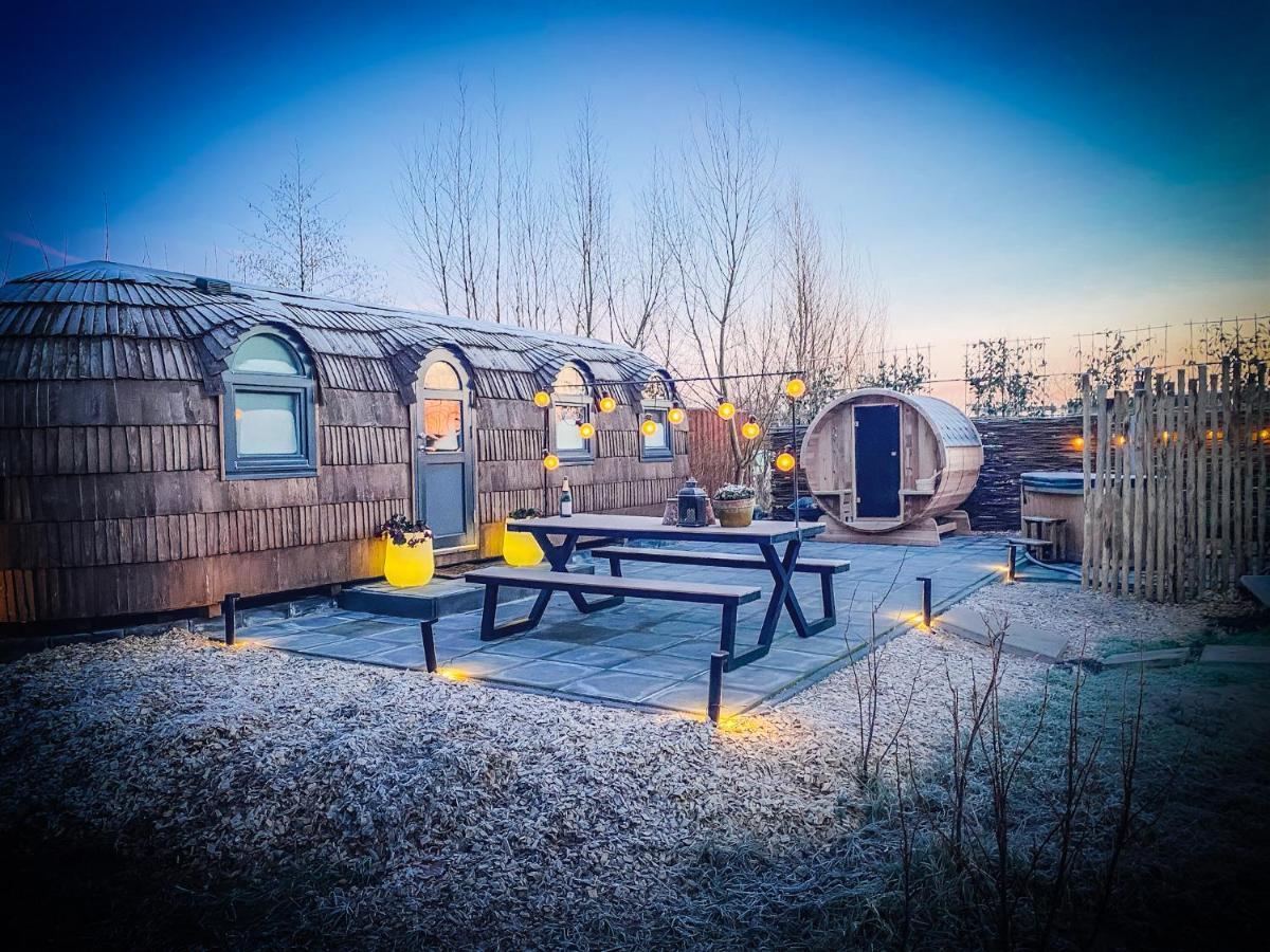 Bed & Wellness Klein Knorrestein With Private Hottub And Sauna And Tandembike Rental Included In Price 阿尔梅勒 外观 照片