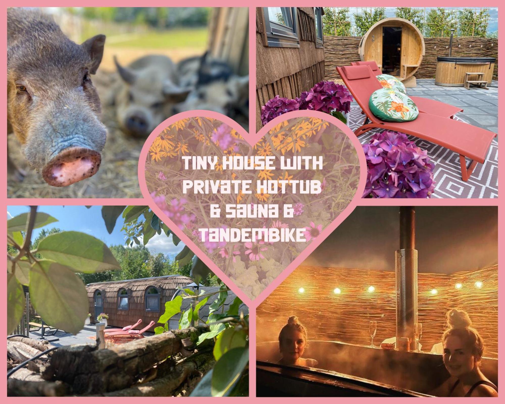 Bed & Wellness Klein Knorrestein With Private Hottub And Sauna And Tandembike Rental Included In Price 阿尔梅勒 外观 照片