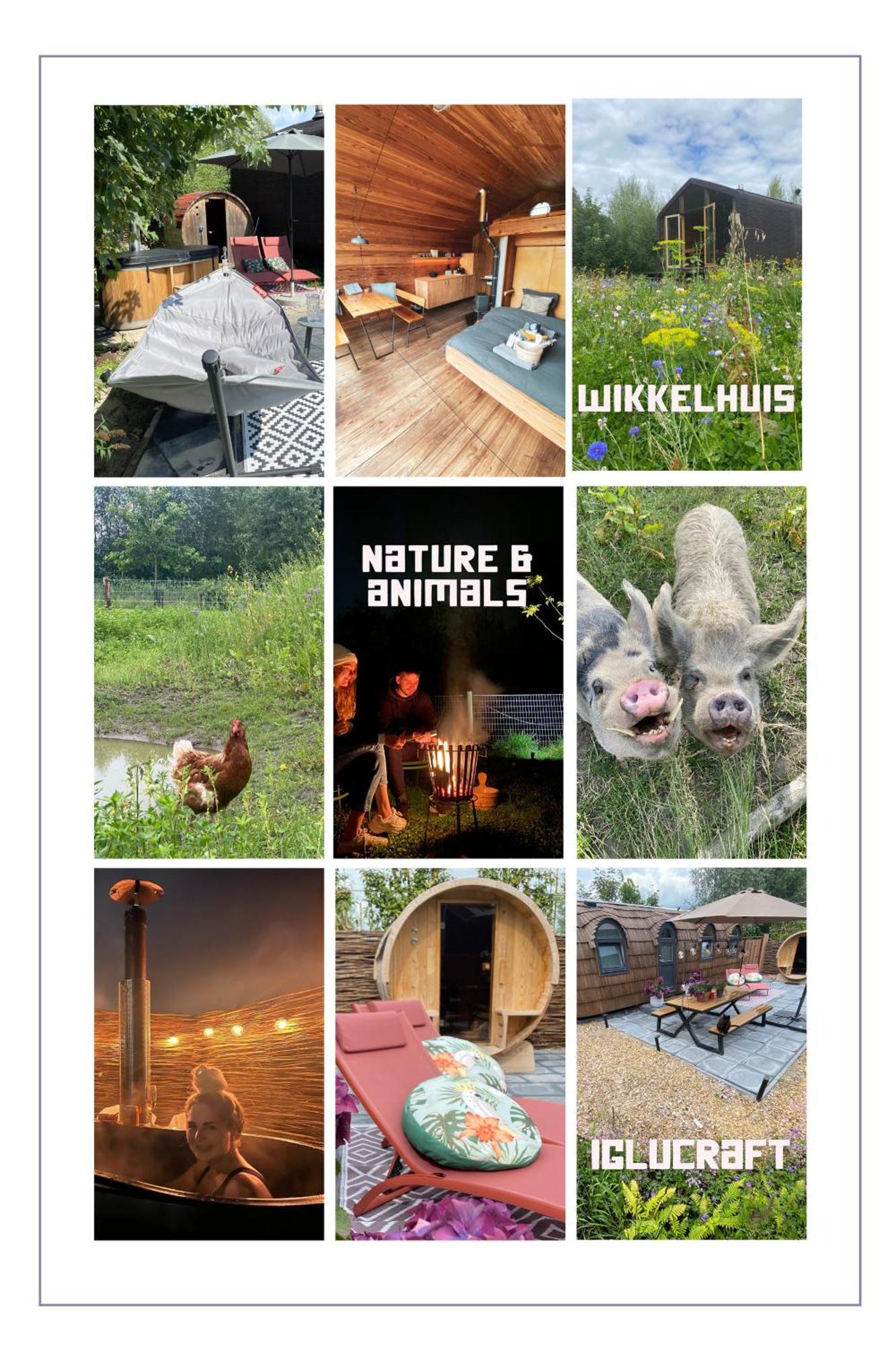 Bed & Wellness Klein Knorrestein With Private Hottub And Sauna And Tandembike Rental Included In Price 阿尔梅勒 外观 照片
